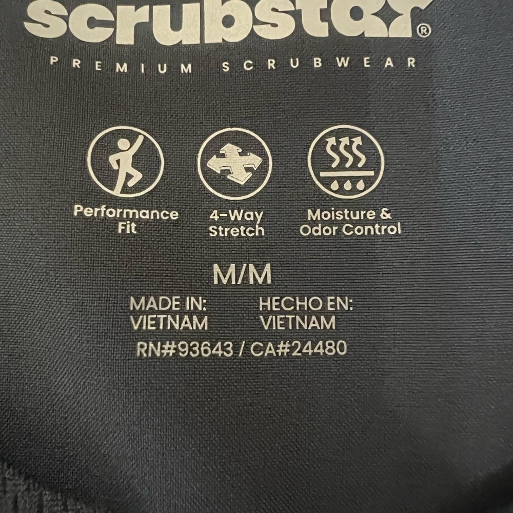 Scrubstar Performance Collection Scrub‎ Top size medium - Picture 4 of 6